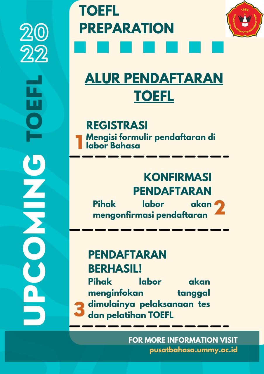 Pendaftaran Test Dan Toefl Preparation – Pusat Bahasa UMMY